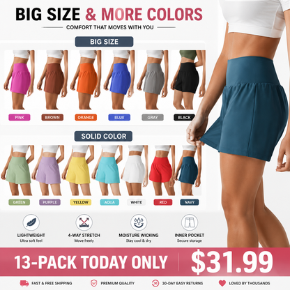 💝 Last Day Sale ⏰ Softlyzero Airy Super High-Waisted Cool-Touch Yoga Shorts