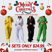 4 SETS ONLY $24.99(yellow+black+white+green)