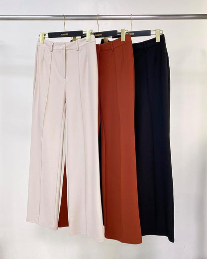 Work Pants for Women High Waist Straight Leg Work Pants Business Casual Trousers