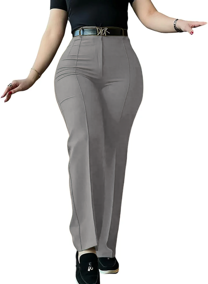 Work Pants for Women High Waist Straight Leg Work Pants Business Casual Trousers