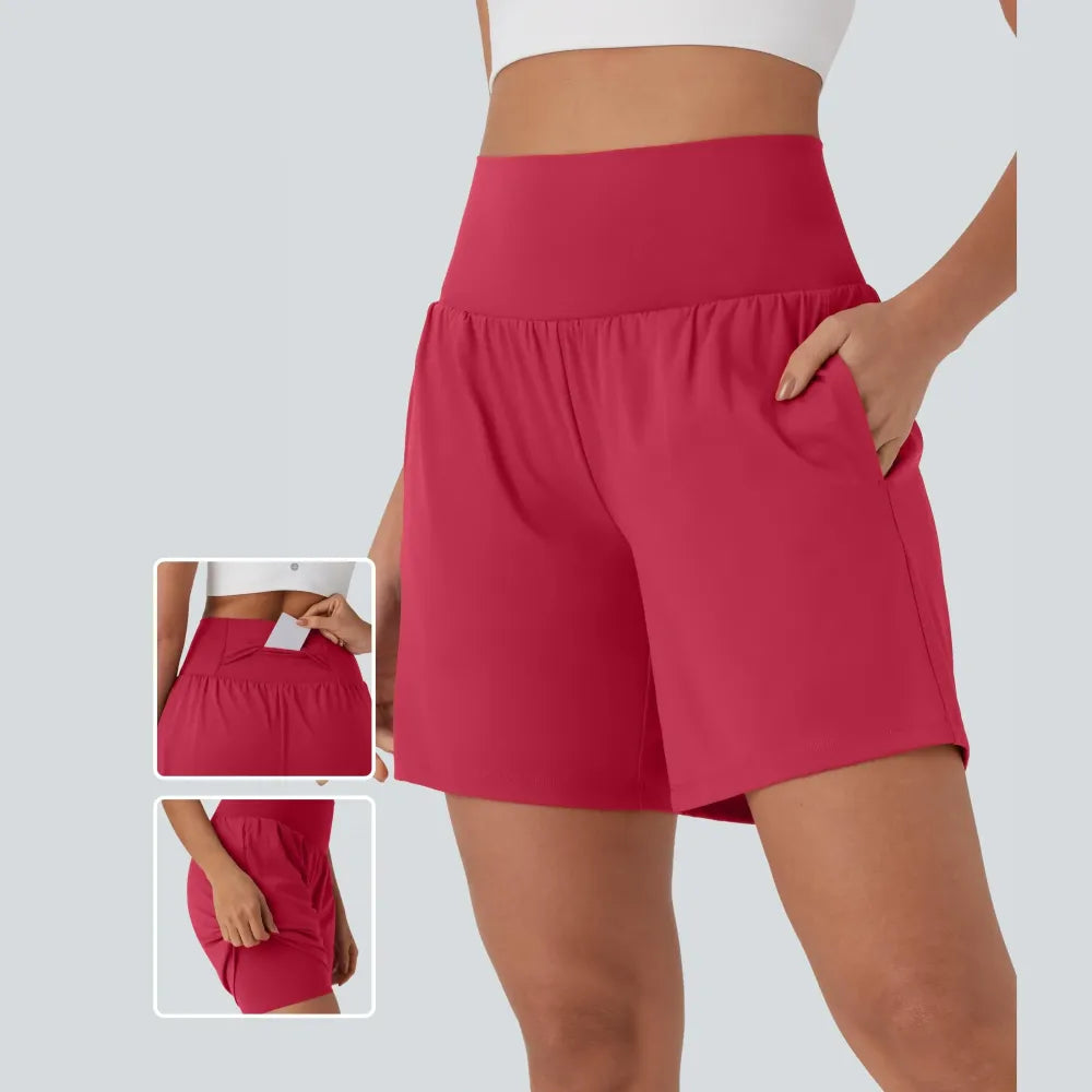 💝 Last Day Sale ⏰ Softlyzero Airy Super High-Waisted Cool-Touch Yoga Shorts