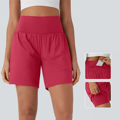 💝 Last Day Sale ⏰ Softlyzero Airy Super High-Waisted Cool-Touch Yoga Shorts
